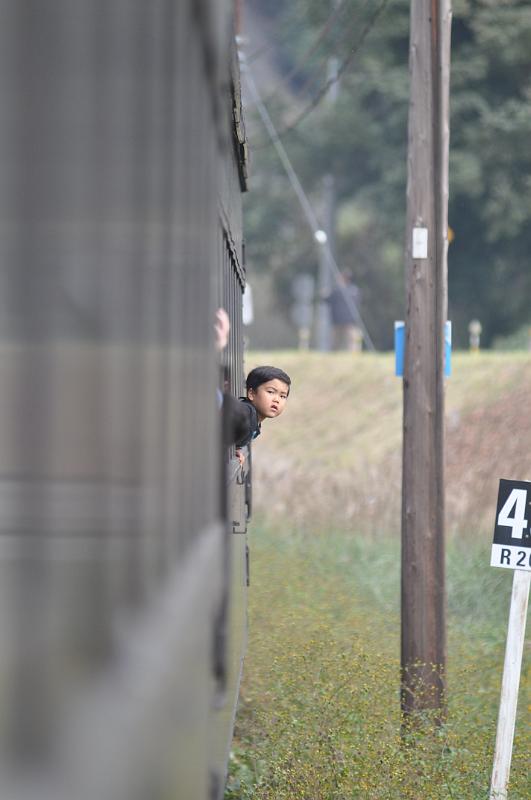 foto_20111030_1018_01.jpg - [de]Ein ganz junger Dampflokfan geniesst den Ausblick.[en]A pretty young steam train fan enjoys the views.